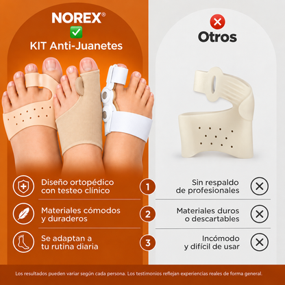 KIT ANTI-JUANETES ORTOPEDICO NOREX